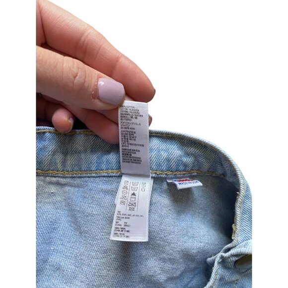 American Apparel Light Wash Denim Circle Skirt - Size XS - Picture 6 of 7